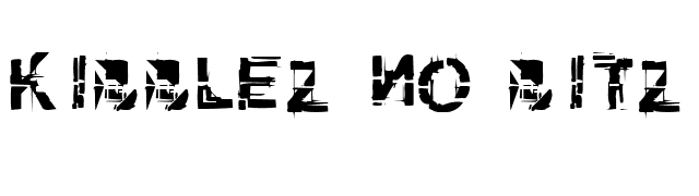 Kibblez no bitz font preview