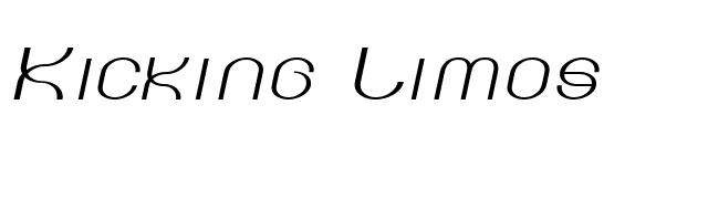 Kicking Limos font preview