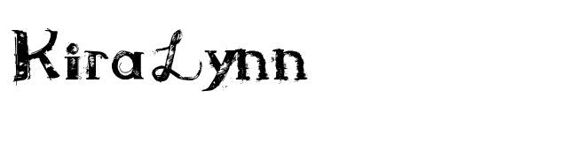 KiraLynn font preview