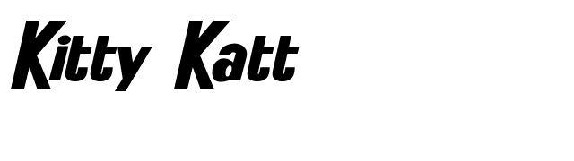 Kitty Katt font preview