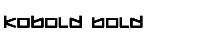 Kobold Bold font preview