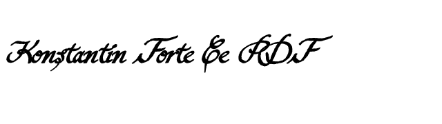 Konstantin Forte Ce PDF font preview