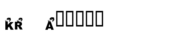 KR Angler font preview