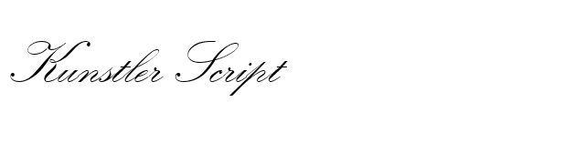 Kunstler Script Font Fontpalace Com