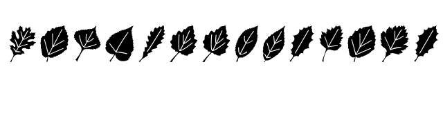 LeafAssortment font preview