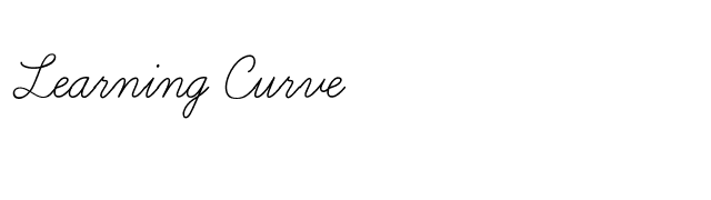 Learning Curve font preview