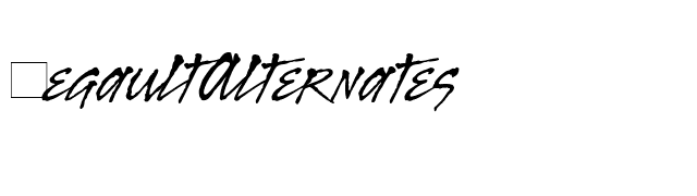 LegaultAlternates font preview