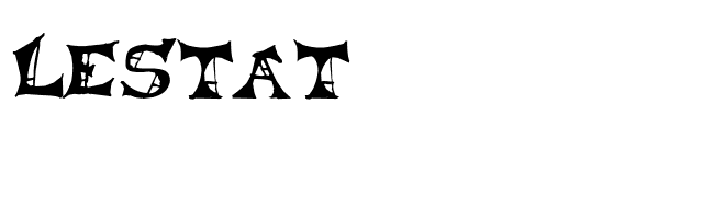 Lestat font preview