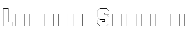 Letter Sweater Sans Open SSi Normal font preview