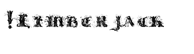 !Limberjack font preview