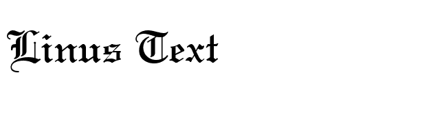 Linus Text font preview