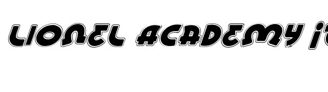 Lionel Academy Italic font preview