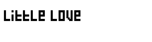 Little Love font preview