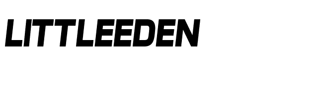 LittleEden font preview