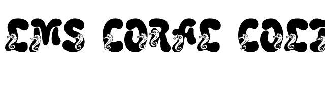 LMS Coral Colt font preview