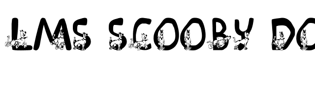 LMS Scooby Doo font preview