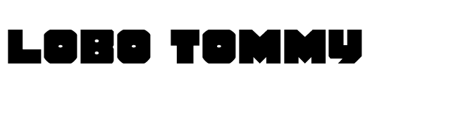 Lobo Tommy font preview