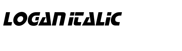 Logan Italic font preview