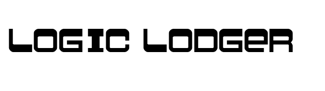 Logic lodger font preview