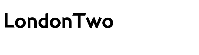 LondonTwo font preview