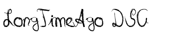 LongTimeAgo DSG font preview