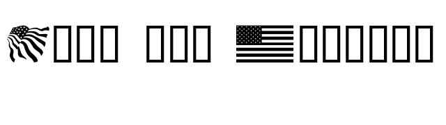 Look for America font preview