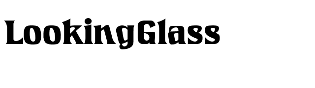 LookingGlass font preview