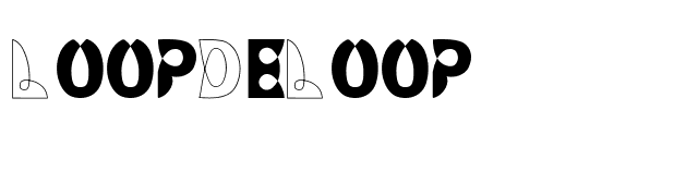 LoopDeLoop font preview