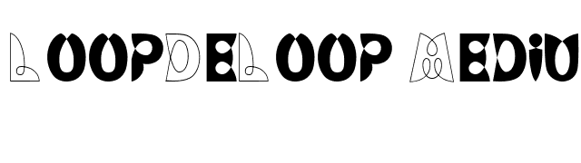 LoopDeLoop Medium font preview