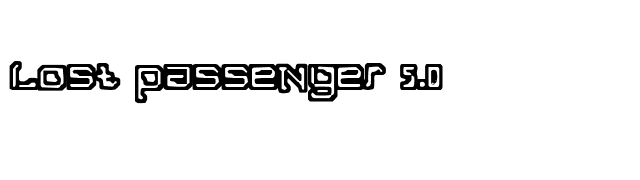 Lost passenger 5.0 font preview