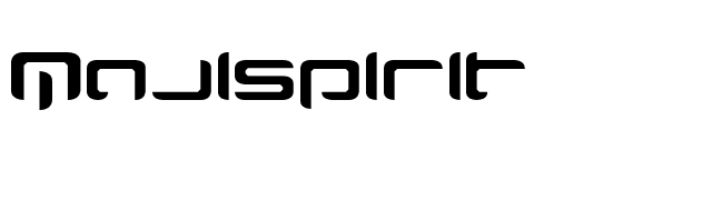 Majispirit font preview