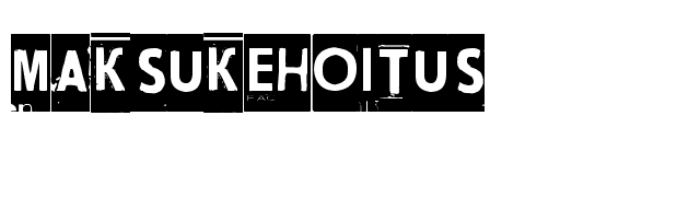 Maksukehoitus font preview