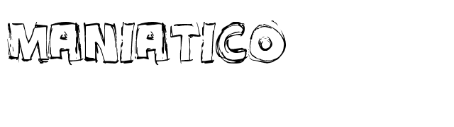 Maniatico font preview