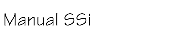 Manual SSi font preview