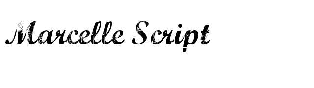 Marcelle Script font preview