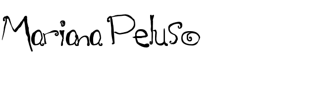 Mariana Peluso font preview