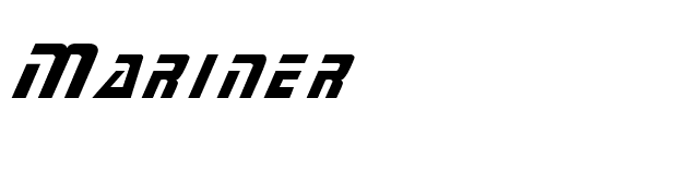 Mariner font preview