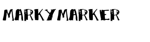 MarkyMarker font preview