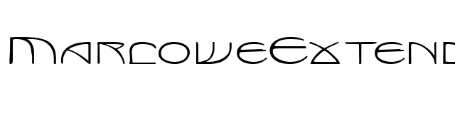 MarloweExtended font preview