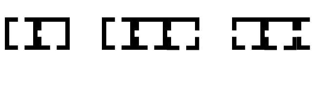 Maze Maker Inverted Level 1F font preview