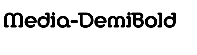 Media-DemiBold font preview