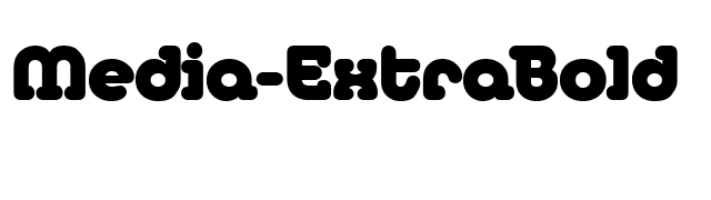 Media-ExtraBold font preview