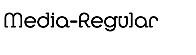 Media-Regular font preview