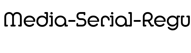 Media-Serial-Regular font preview