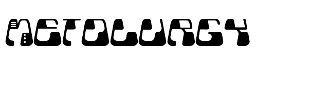 Metolurgy font preview