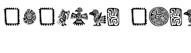 Mexican Ornaments font preview