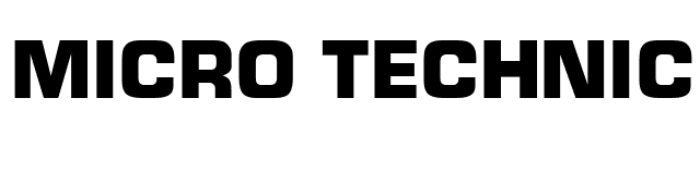 Micro Technic Bold font preview