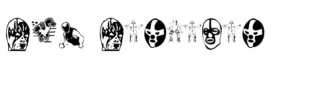 Mil Mascaras font preview