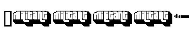 Military Dingbats font preview