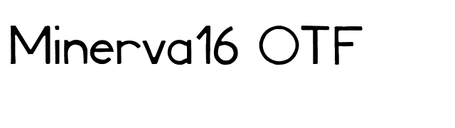 Minerva16 OTF font preview